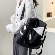 Mochila dos colores triangulo