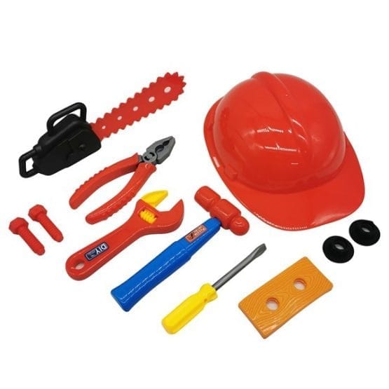 Casco c/ herramientas en red