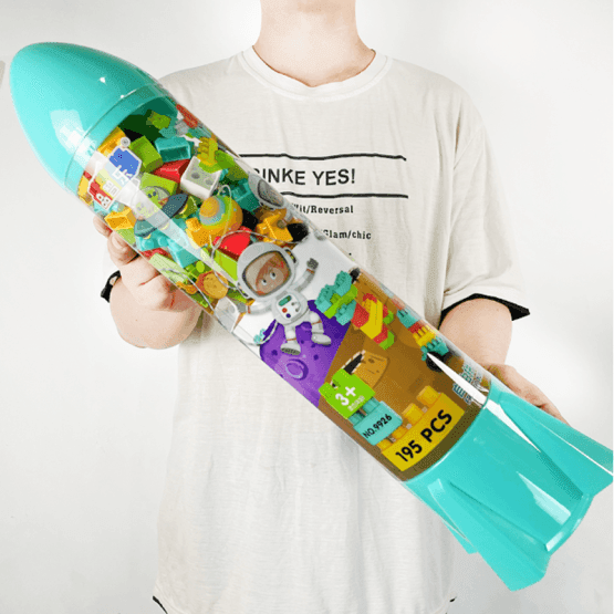 Bloques x 195 piezas tubo cohete