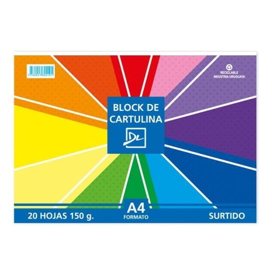 Block de cartulina a4