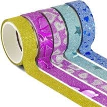 Cinta adhesiva rayas y puntos