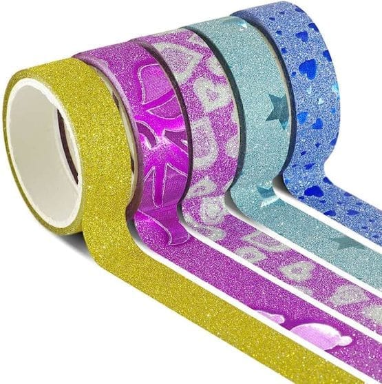 Cinta adhesiva rayas y puntos