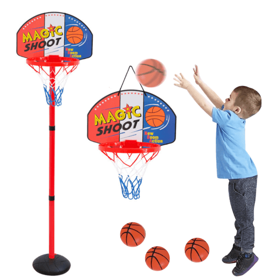 Tablero basket c/ pie en caja