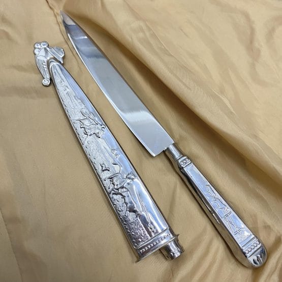 Cuchillo c/vaina acero x7″