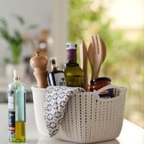Organizador cesto de ratan extra chico 20,5*13,5*11 cm