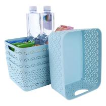 Organizador canasto de plastico