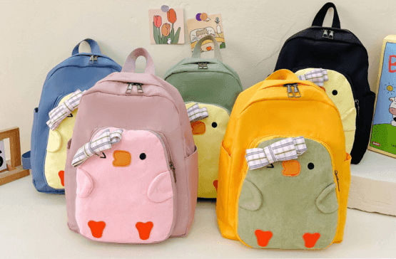 Mochila infantil jardin c/ pollito