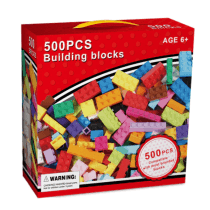 Bloques ladrillitos 500 piezas en caja