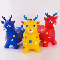 Saltarin inflable reno c/musica hasta 80kg