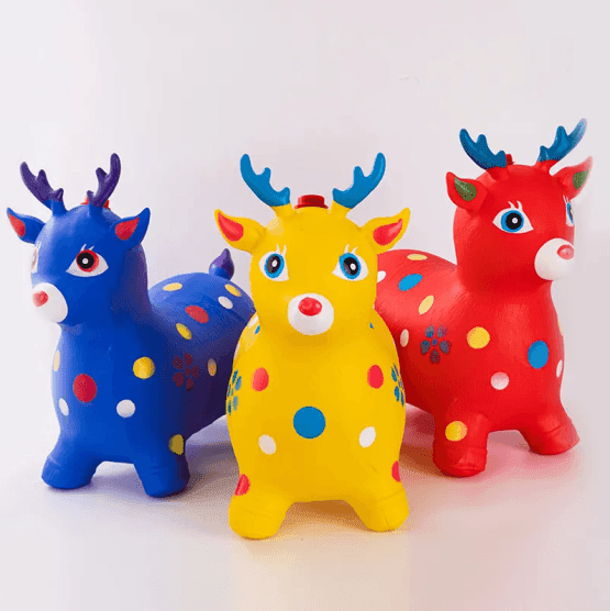 Saltarin inflable reno c/musica hasta 80kg