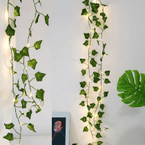 Guia artificial de hojitas verdes 210cm