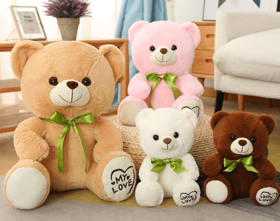 Oso de peluche mediano 25cm