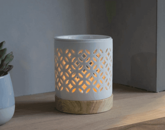 Hornito p/velas de ceramica en caja
