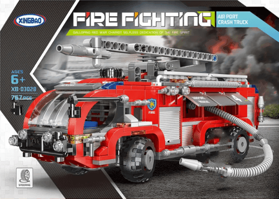 Camion para armar bomberos