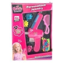 Cuentas p/ decorar pelo c/ engrapadora