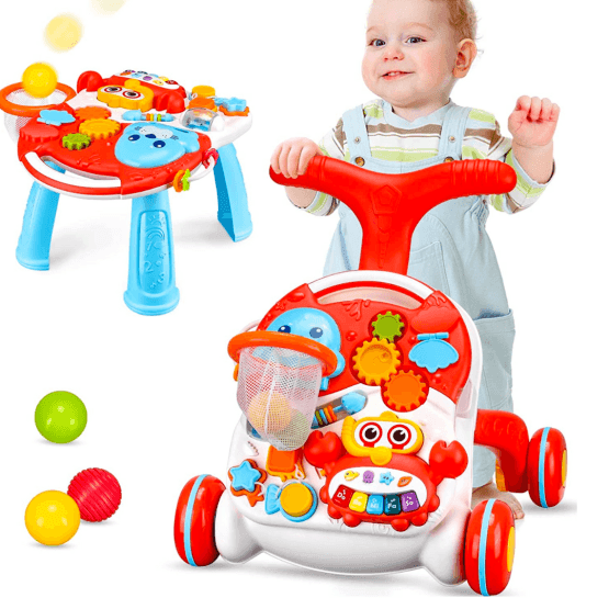 Caminador mesita didactico para bebe