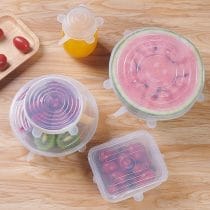 Tapas de silicona ajustables