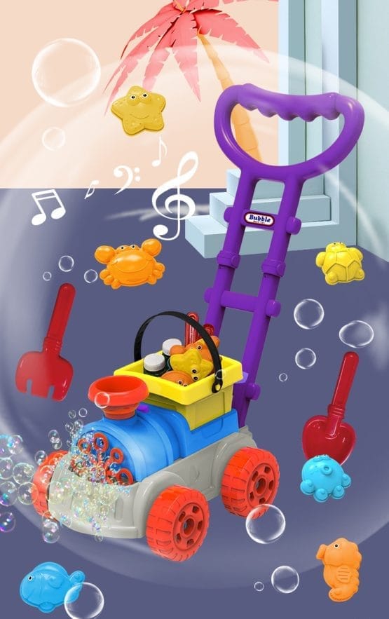 Tren con guia burbujero para arrastrar