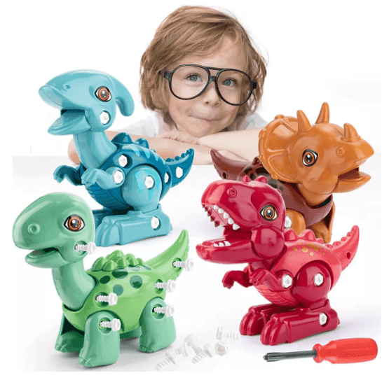 Didactico dinosaurio p/armar