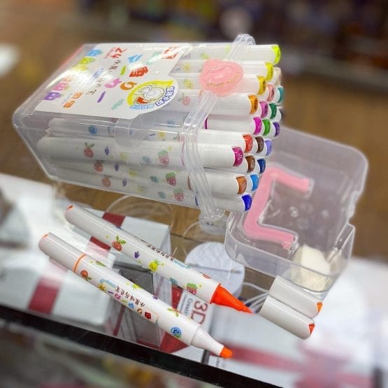 Marcadores con aroma x 24 en estuche