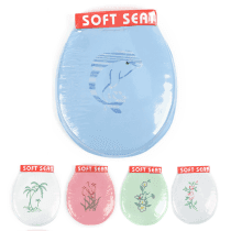 Tapa p/wc acolchonada bordada