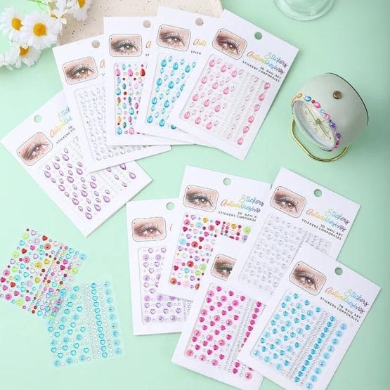 Brillos stickers autoadhesivos