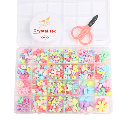 Set p/ armar pulseras 24 divisiones