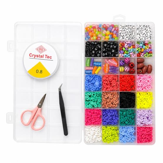 Set p/ armar pulseras 28 divisiones