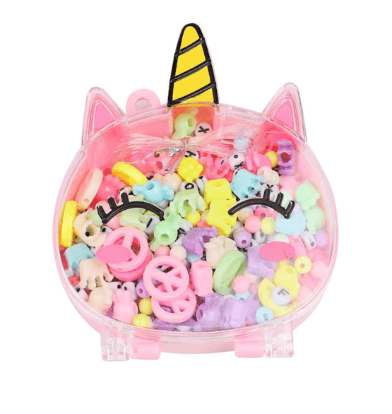 Set p/ armar pulseras unicornio