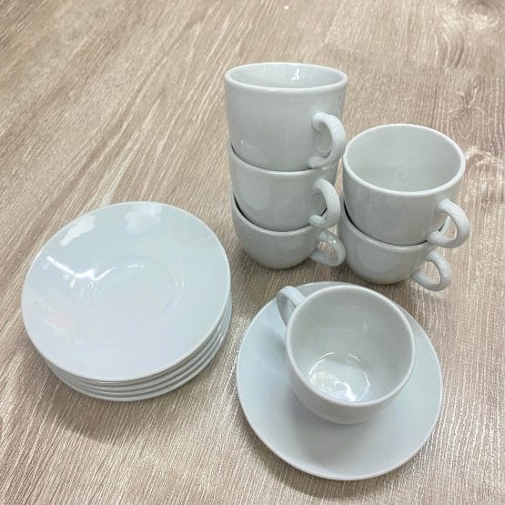 Juego cafe loza en caja negra