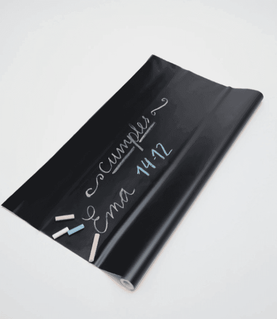 Pizarra adhesiva para tizas c/accs