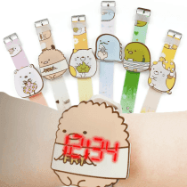 Reloj pulsera led con formas