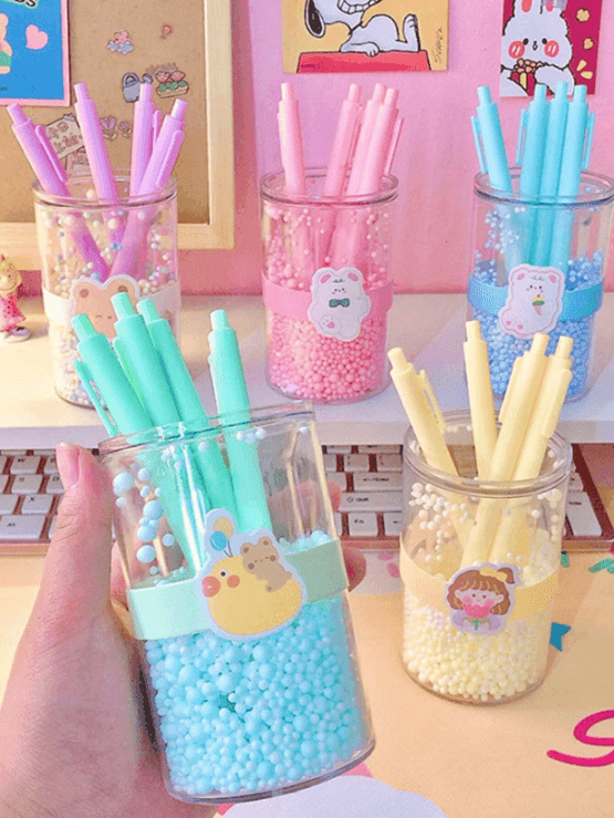 Portalapices plastico 11x7cm