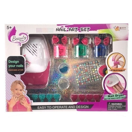 Set belleza para decorar uñas lampara