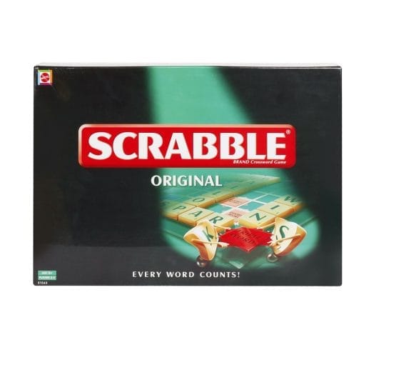 Juego scrablle en caja