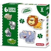 Puzzle formas jungla x6