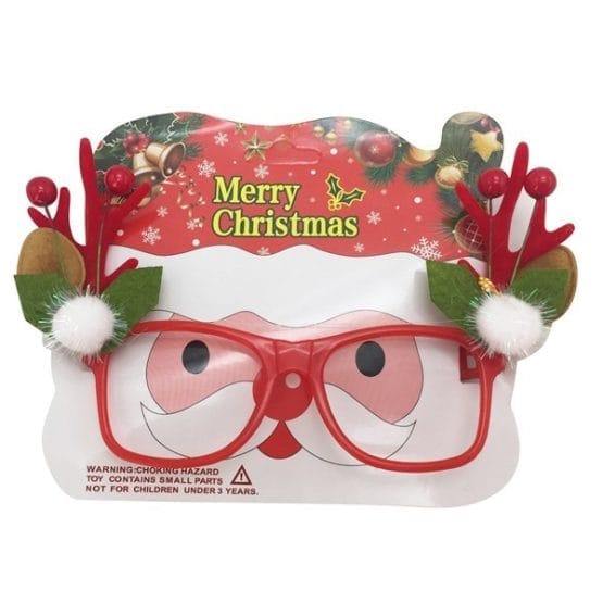 Lentes con diseños navideños