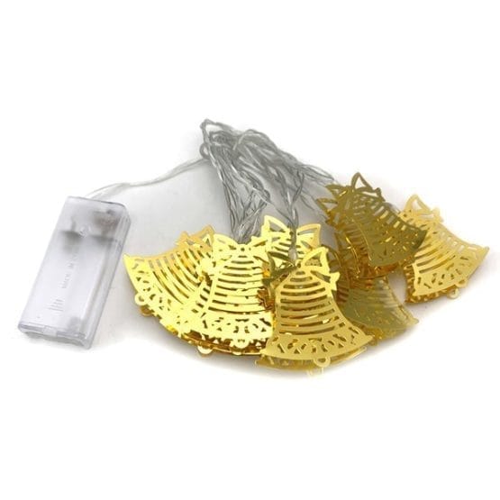 Luces led x10 campanas cálida