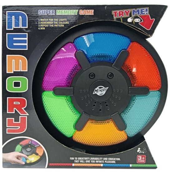 Juego memory con luz y sonido