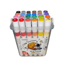 Marcadores doble punta x24 colores