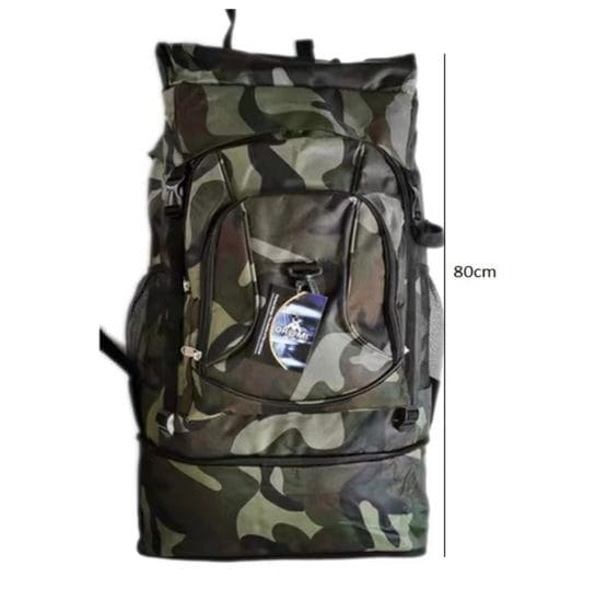 Mochila diseño militar 80cm