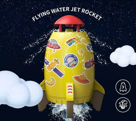 Juego de agua cohete