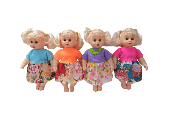 Muñeca dos colitas 35cm