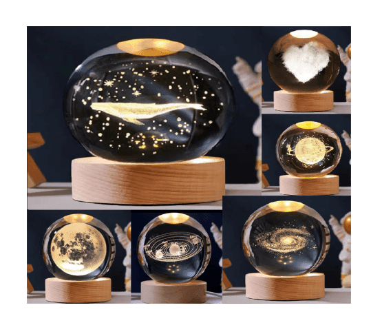 Lámpara veladora con esfera