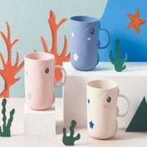 Taza con diseño caballito de mar