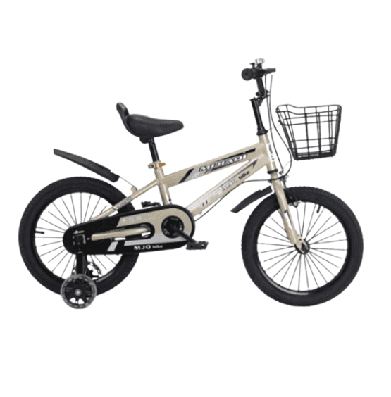 Bicicleta niño dorada r16