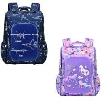 Mochila diseño aviones/unicornios