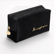 Neceser rectangular chico negro