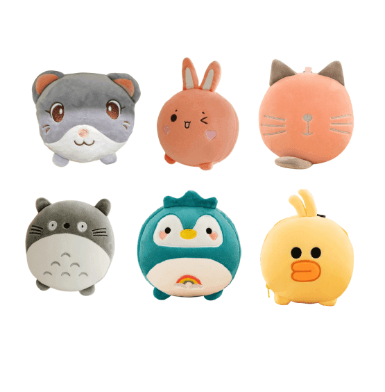 Peluche animalito cubre ojos almohada