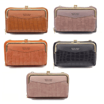 Billetera con monedero varios colores